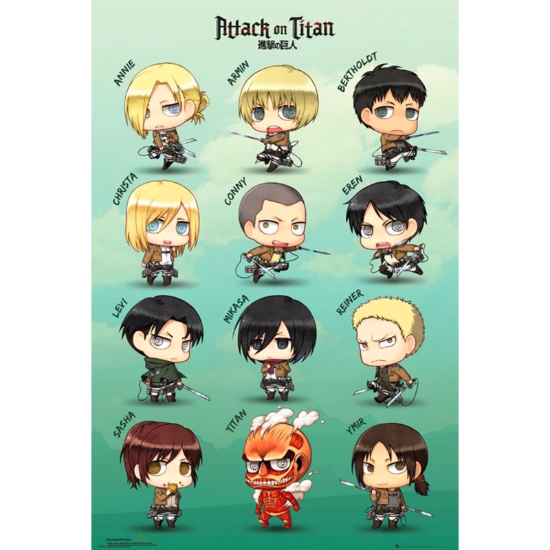 FP3749 ATTACK ON TITAN Chibi Characters