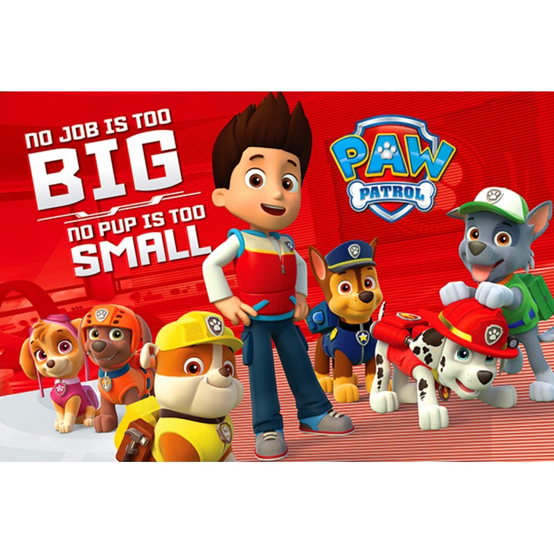 PP33835 PAW PATROL (NO PUP IS TOO SMALL)